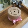 Holz Box Milchzähne weiss/pink/blau